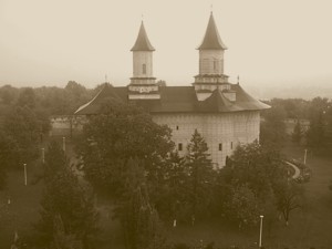Manastirea - vedere din clopotnita