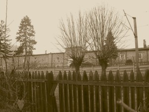 Spitalul-penitenciar Targu Ocna - vedere din actualul cimitir