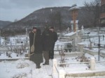 Parastasul oficiat la Targu Ocna de catre parintele Cristian Mazilu